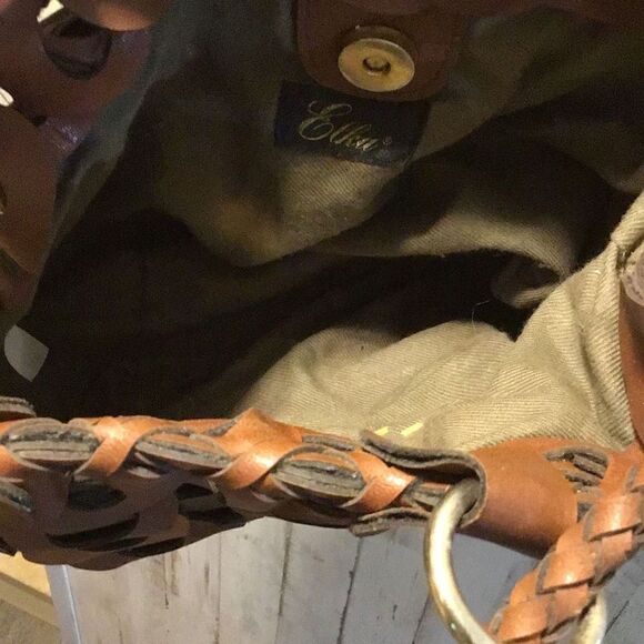 Purse vintage, design by Elka￼ One small blemish Shown and light stain to interi - Picture 6 of 7